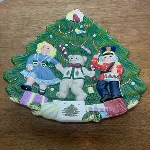 Spode Festive Christmas Tree Ceramic Platter